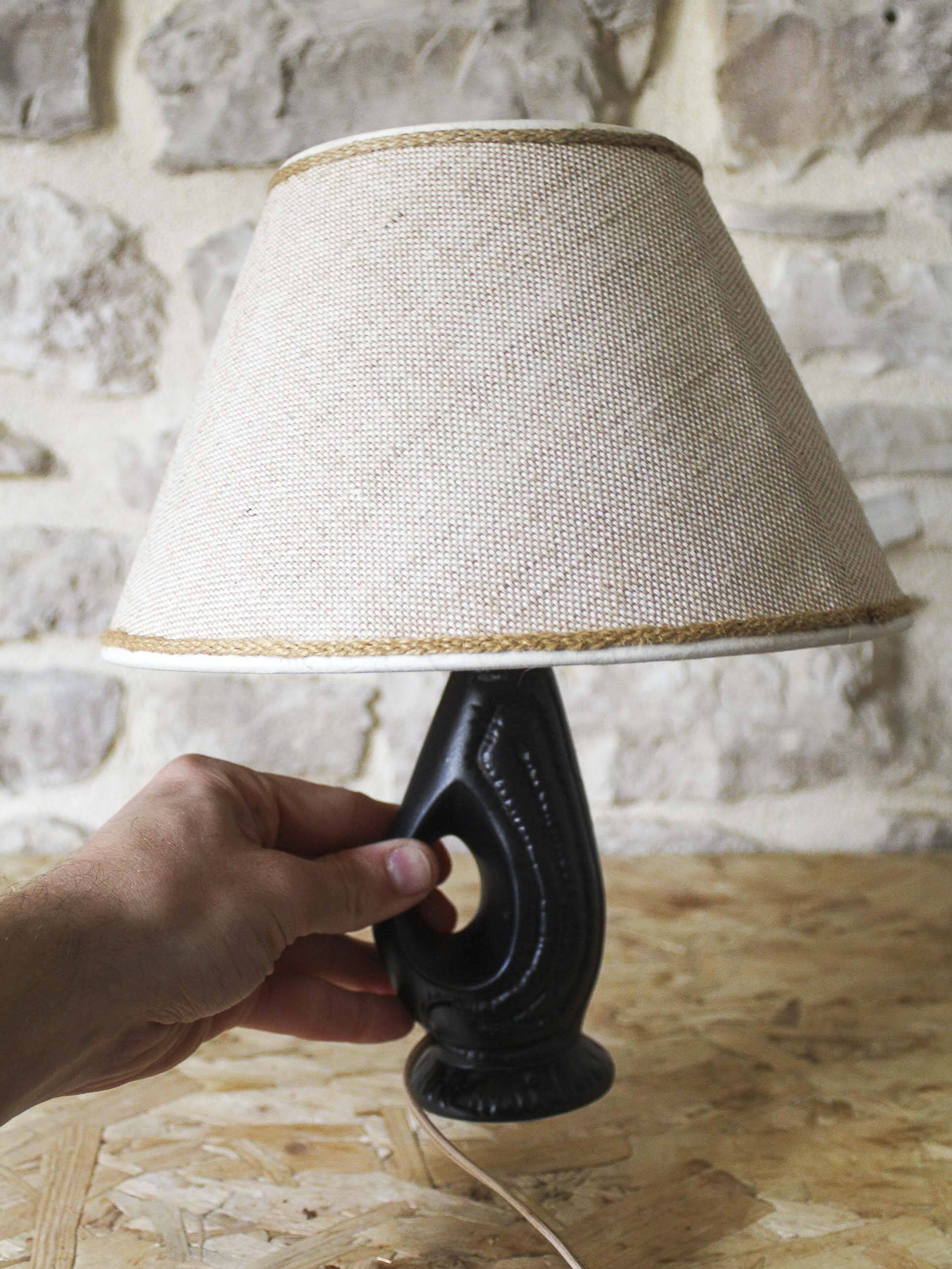 50s ceramic bedside lamp