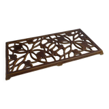 Rectangular cast iron trivet