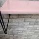 floor string style tomado 1960 metal 2 shelves 3 studs upright matt black 97x30 x16 paint