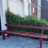 Wooden bench
