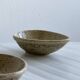 5 spotted pyrite sandstone bowls