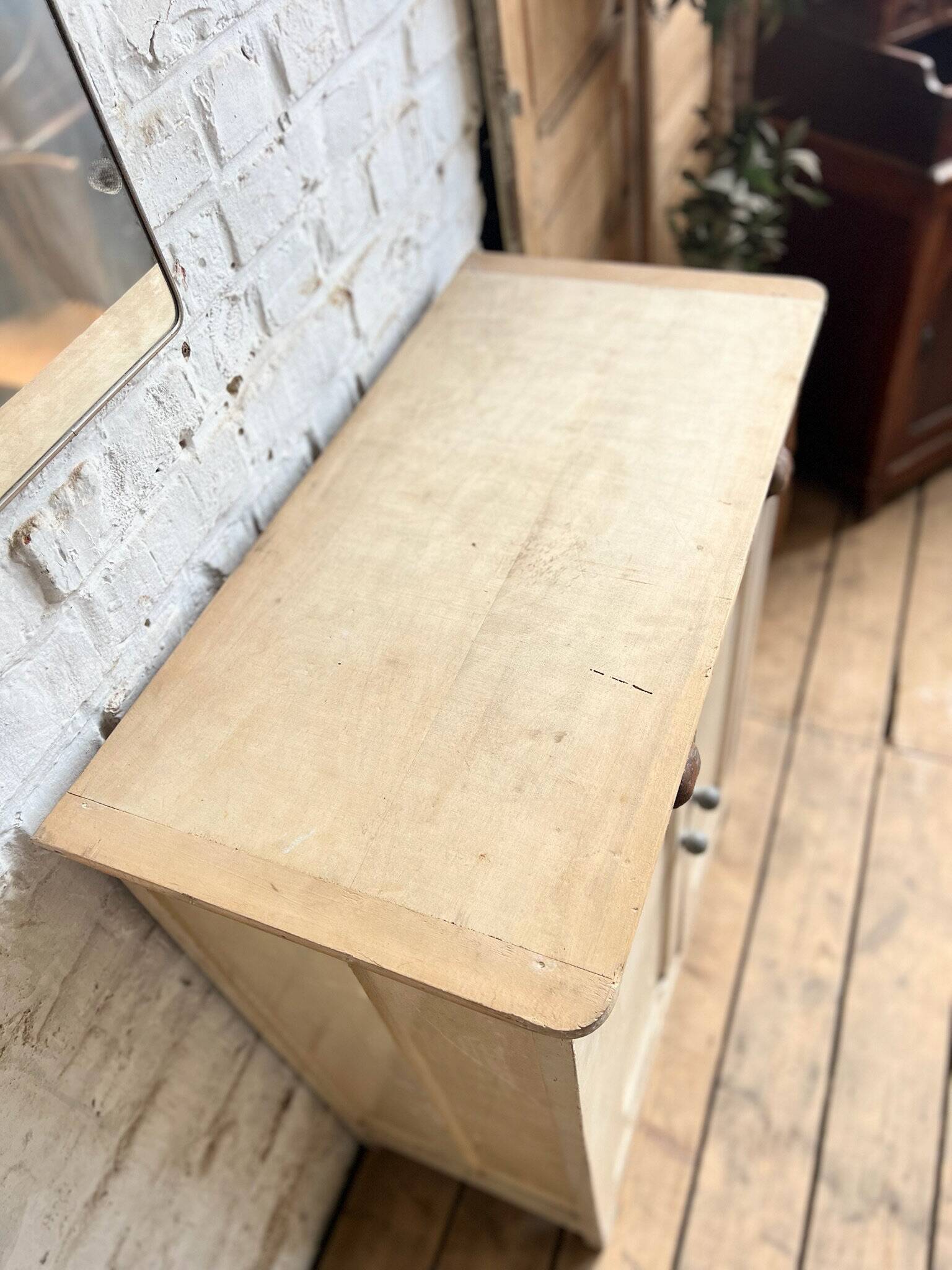 Old Parisian buffet with original patina.
