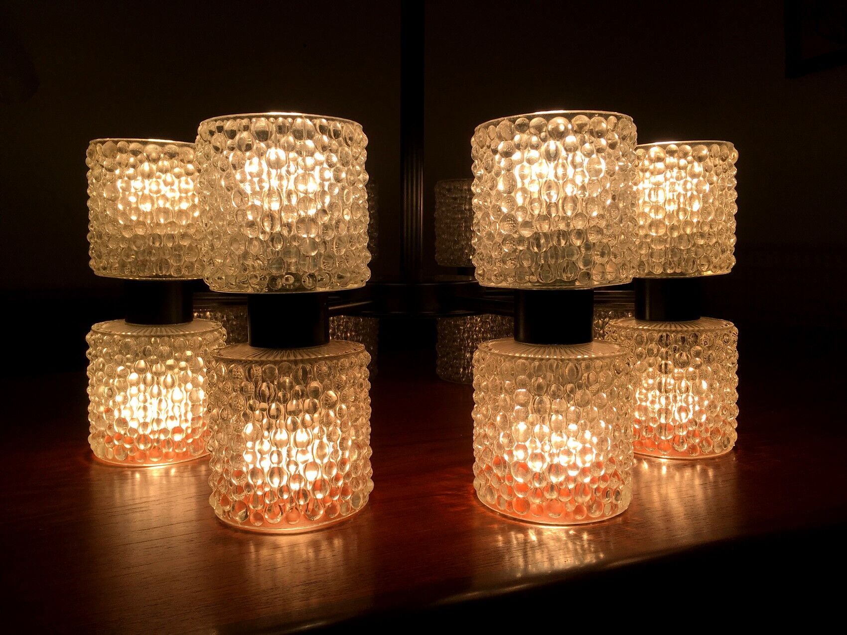 Vintage Raak chandelier by J.W Bosman model Zonnevende 1960