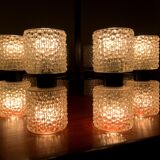 Vintage Raak chandelier by J.W Bosman model Zonnevende 1960