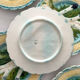 6 antique asparagus plates in Salins faience barbotine