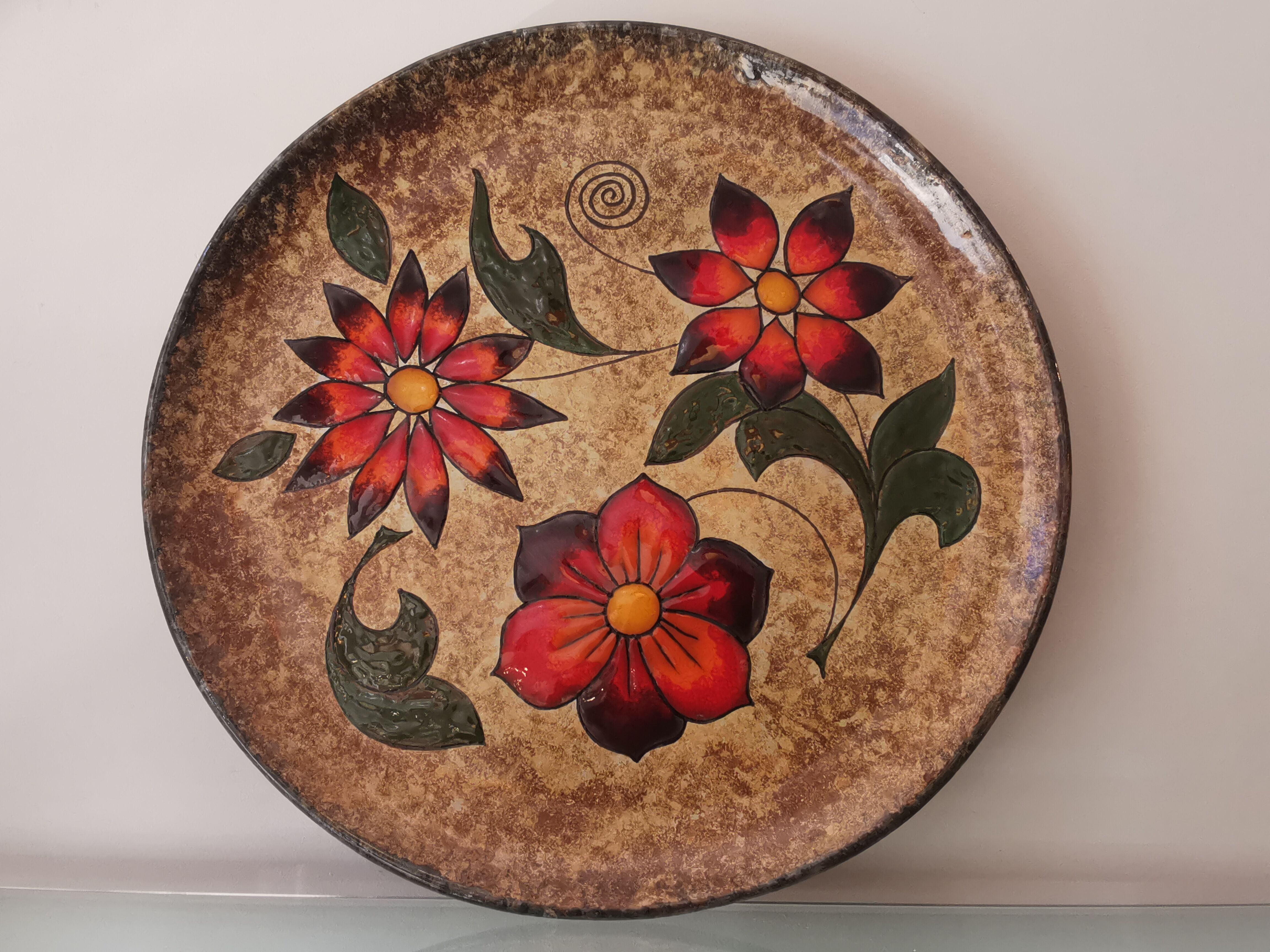 vintage ceramic dish from Port de bouc, France