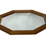 Vintage 70s Pine Mirror Swedish Design