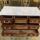 Commode de style Louis XVI en acajou et amarante