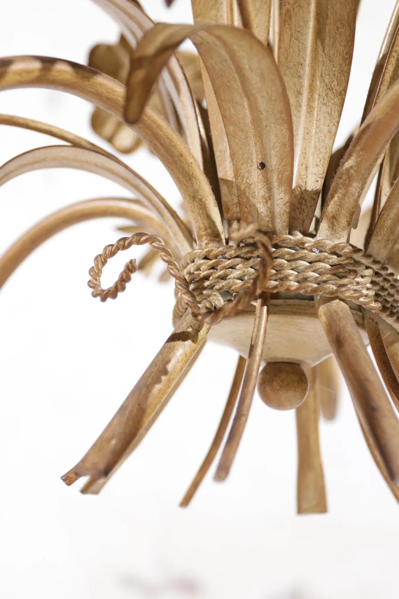 Sheaf of wheat chandelier beige Hans Kögl – Maison Charles style