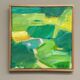 Original Swedish Oil on Canvas – “Early Summer Landscape” by Rolf Andersson – Signed – 2003 – Vintage & Framed – 24.5 × 24.5 cm