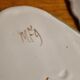 Plat à tarte en faience de Martres Tolosane Motif Moustiers avec sa pelle à tarte
