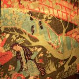 Vintage lampshade persian tales and garden paradise