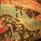 Vintage lampshade persian tales and garden paradise