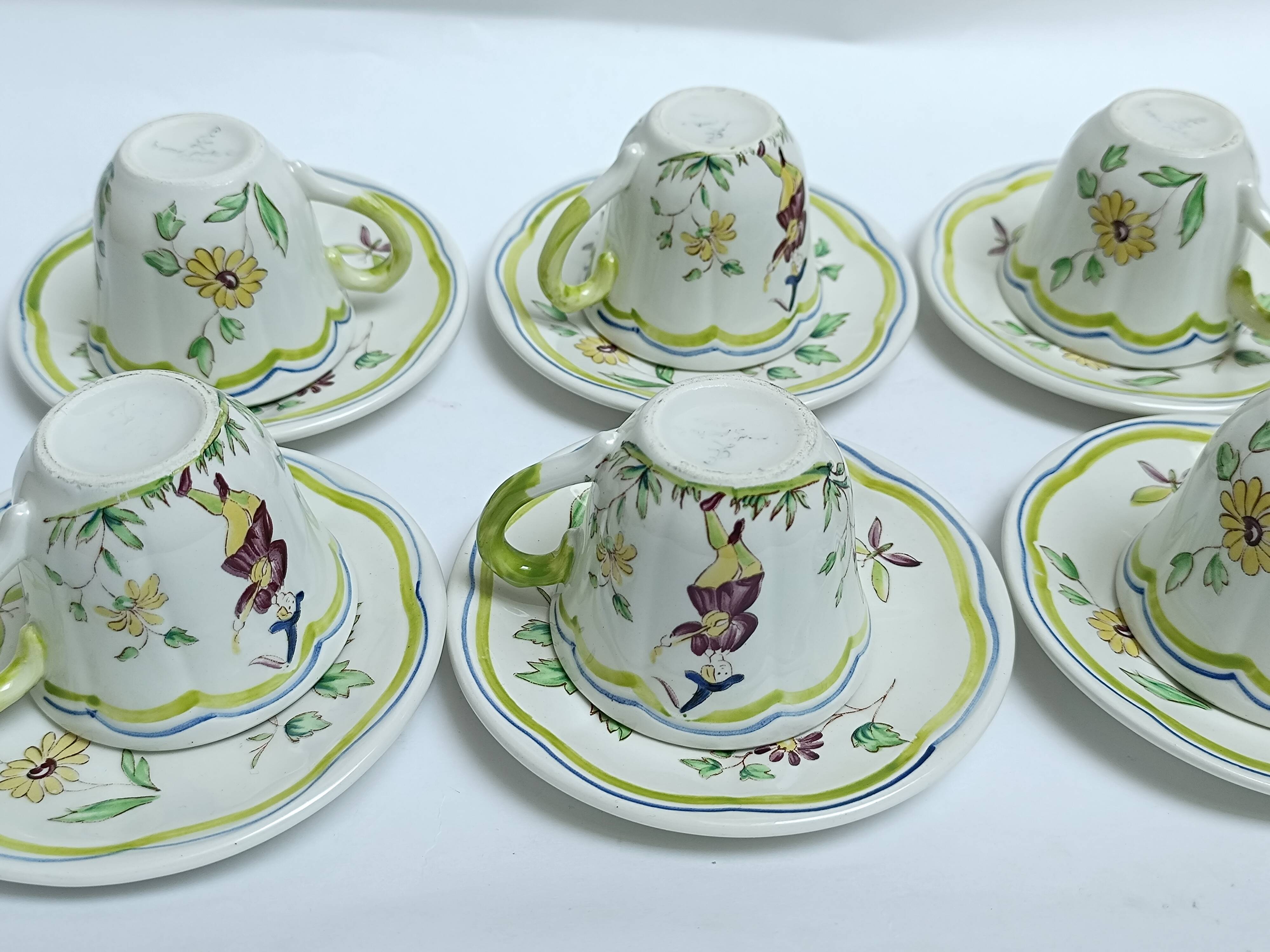 Longchamp Moustiers coffee cups