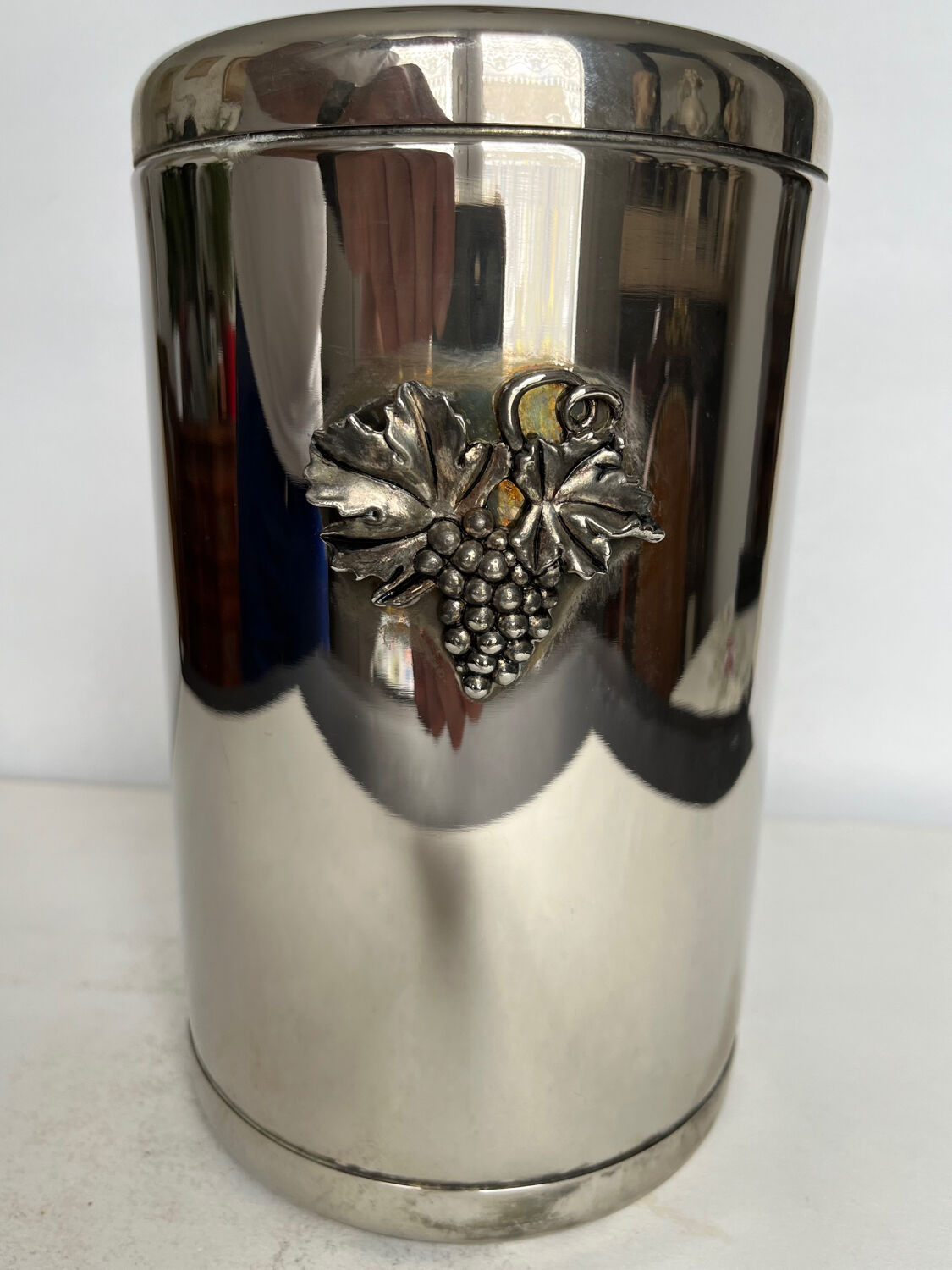 Silver metal cooler