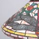 Tiffany style stained Glass Dragonfly Table lamp 1980s