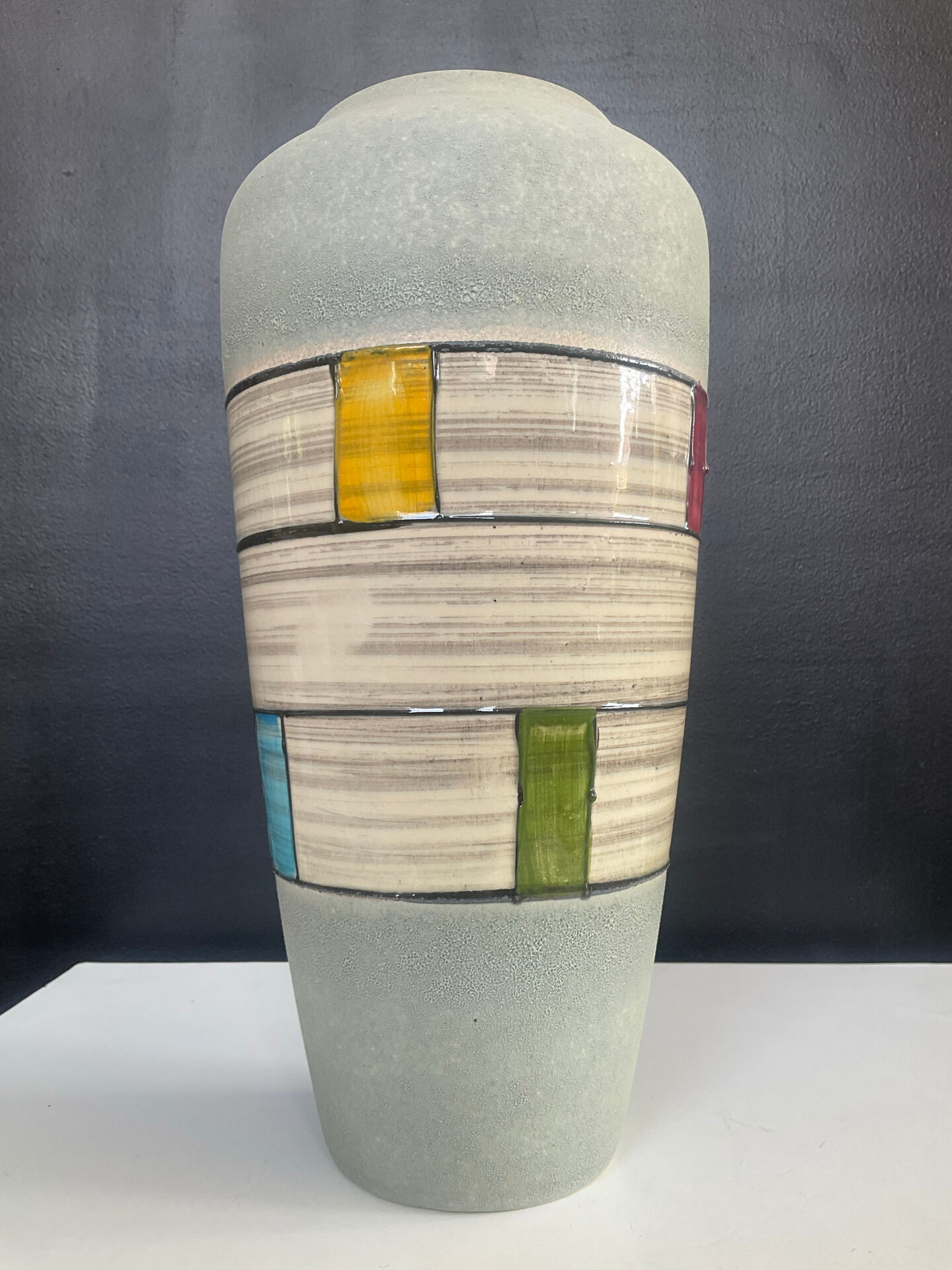 Ceramic vase from West Germany from the 60s-70s.