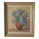 Painting acrylic painting on canvas bouquet lilac flowers decoration countryside old still life