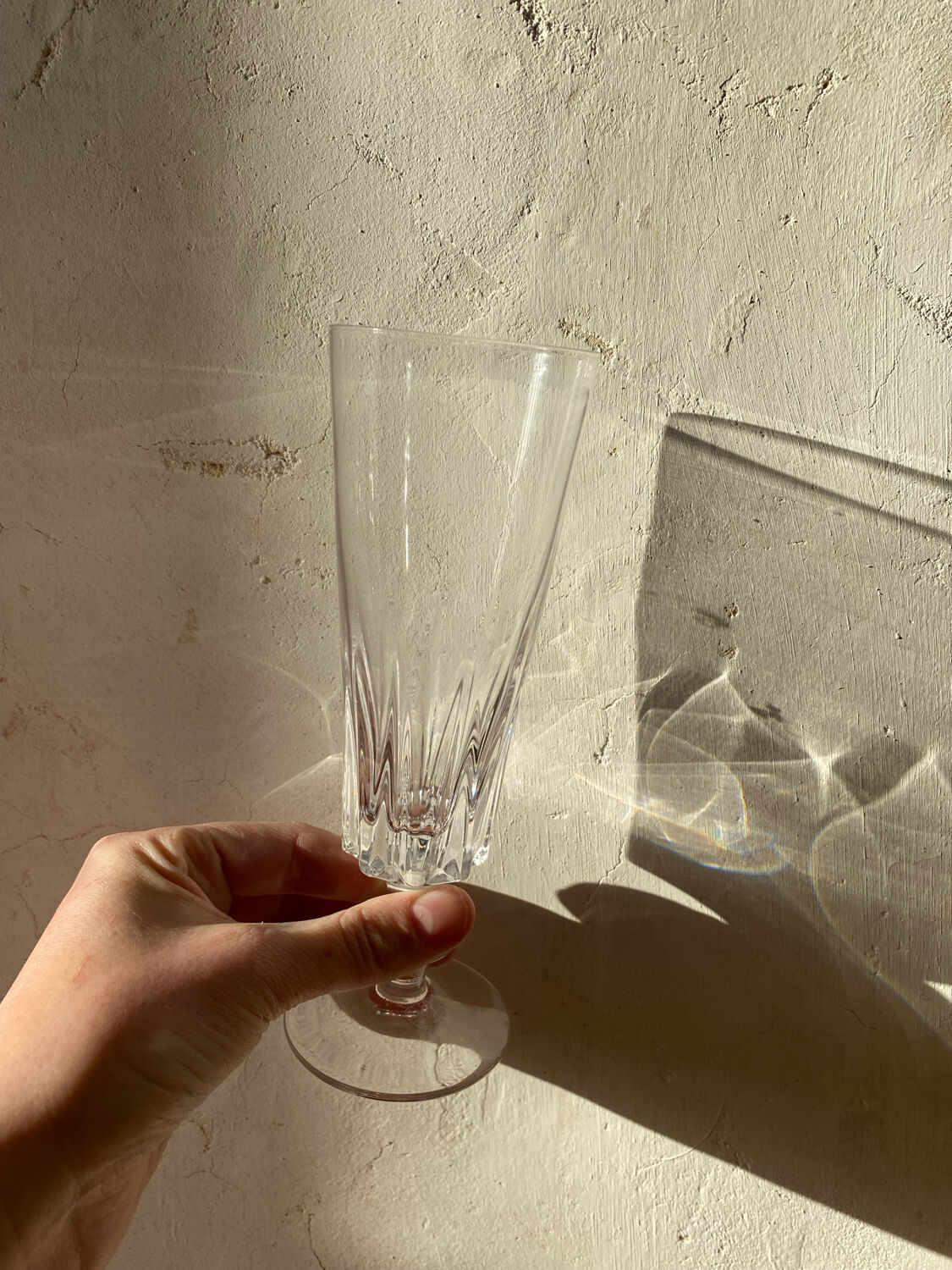 10 Baccarat champagne flutes