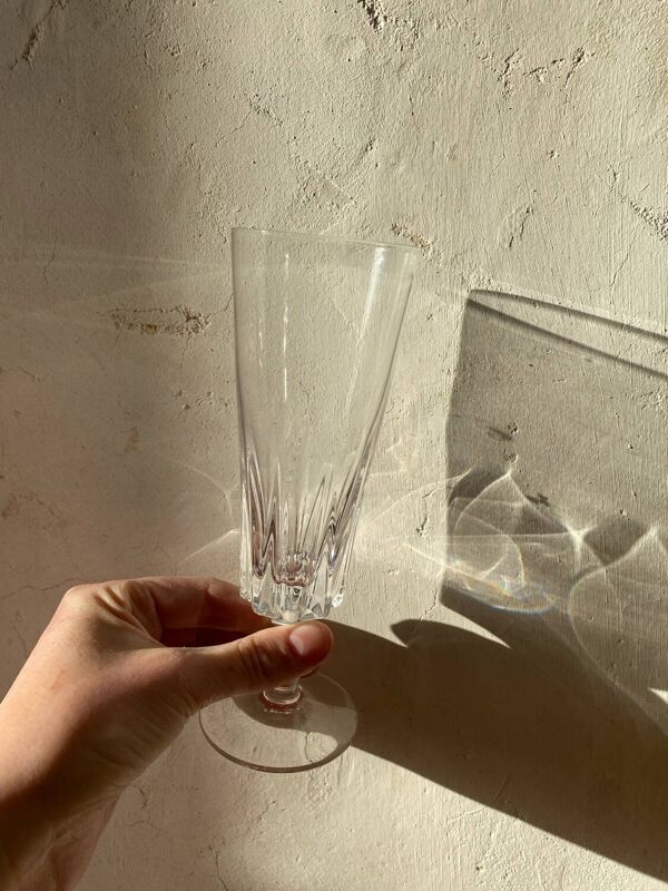 10 flûtes à champagne Baccarat