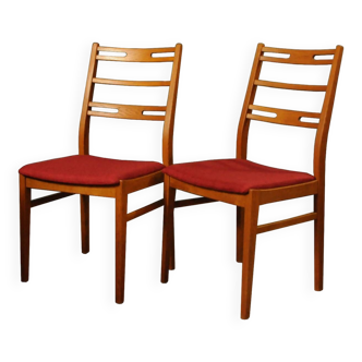 2 chaises danoises en teck des années 1960