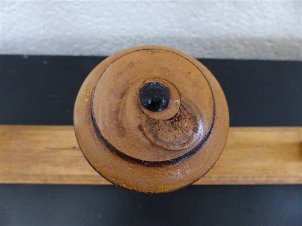 Old coat rack 1900 in vintage wood