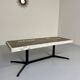 Old mosaic stone coffee table from the 70s with vintage metal legs