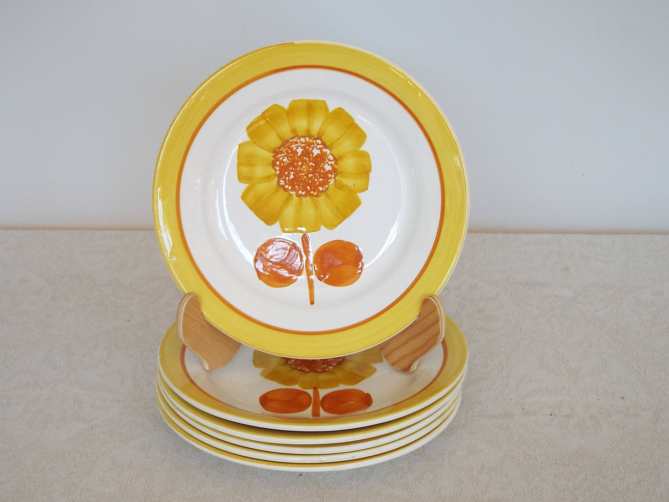 6 DIGOIN dessert plates
