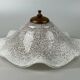 60s 70s Lamp Fixture Ceiling Lamp Flush Mount Doria Glass Space Age