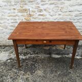 Farm table with drawer