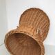 Fauteuil en osier tressé années 50/60