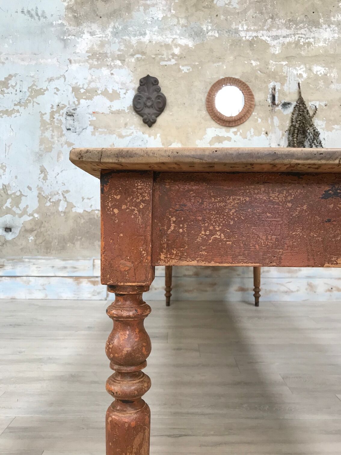 Vintage farm table