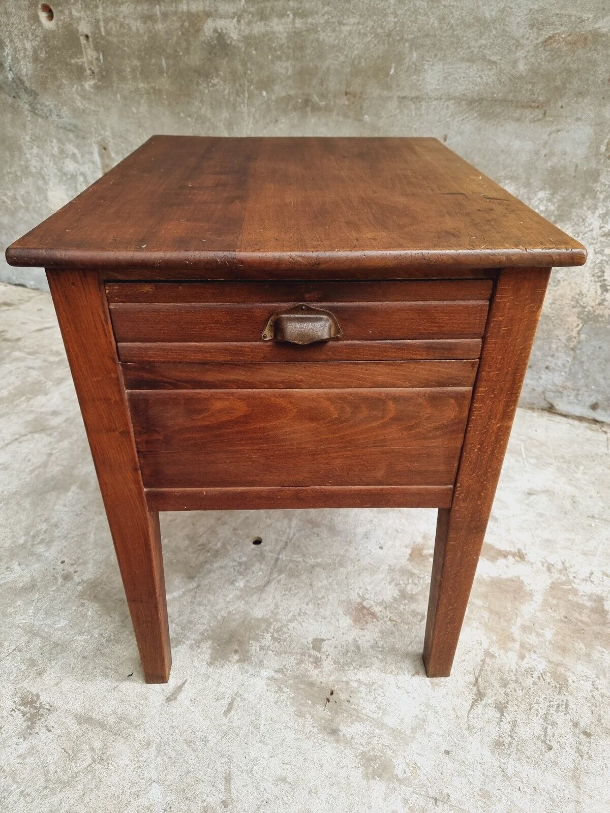 Antique work table side table or kitchen island