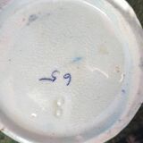 Paire de cache-pots en barbotine