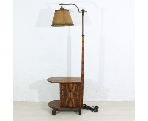 Art Deco Lamp With End Table 30 Selency Art Deco Lamp With End Table 30 Selency, Deco Floor Lamp Table