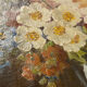 Bouquet of Flowers , Oil on Plates , 55 x 66 cm