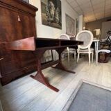 Bureau vintage Frattini pour Bernini – Design italien 1960 – Acajou teinté