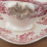 Ravier set, Gien ceramic saucière