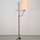 Brutalist Floor Lamp in Wrought Iron, 1950s