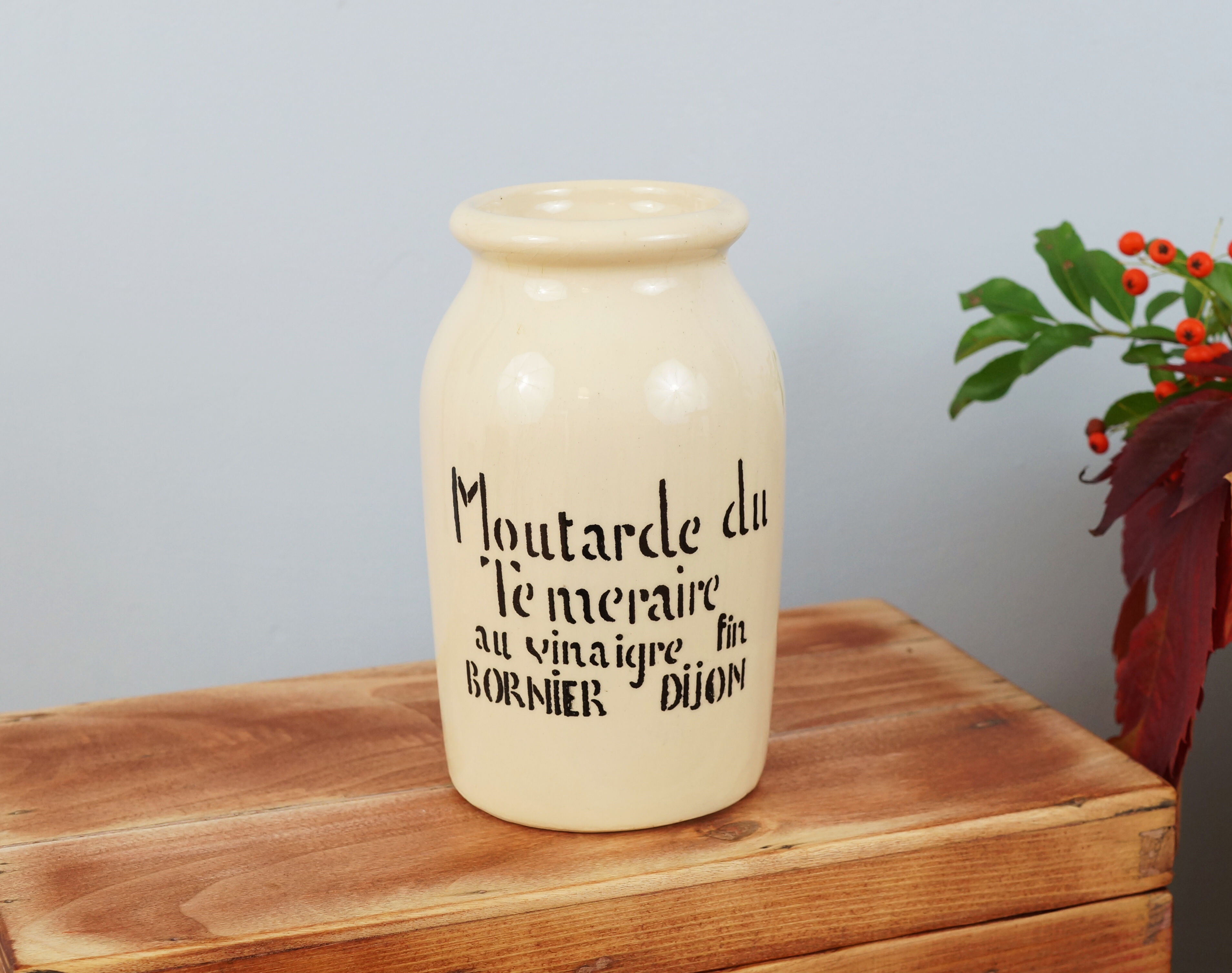 Mustard pot from Téméraire Dijon Vintage