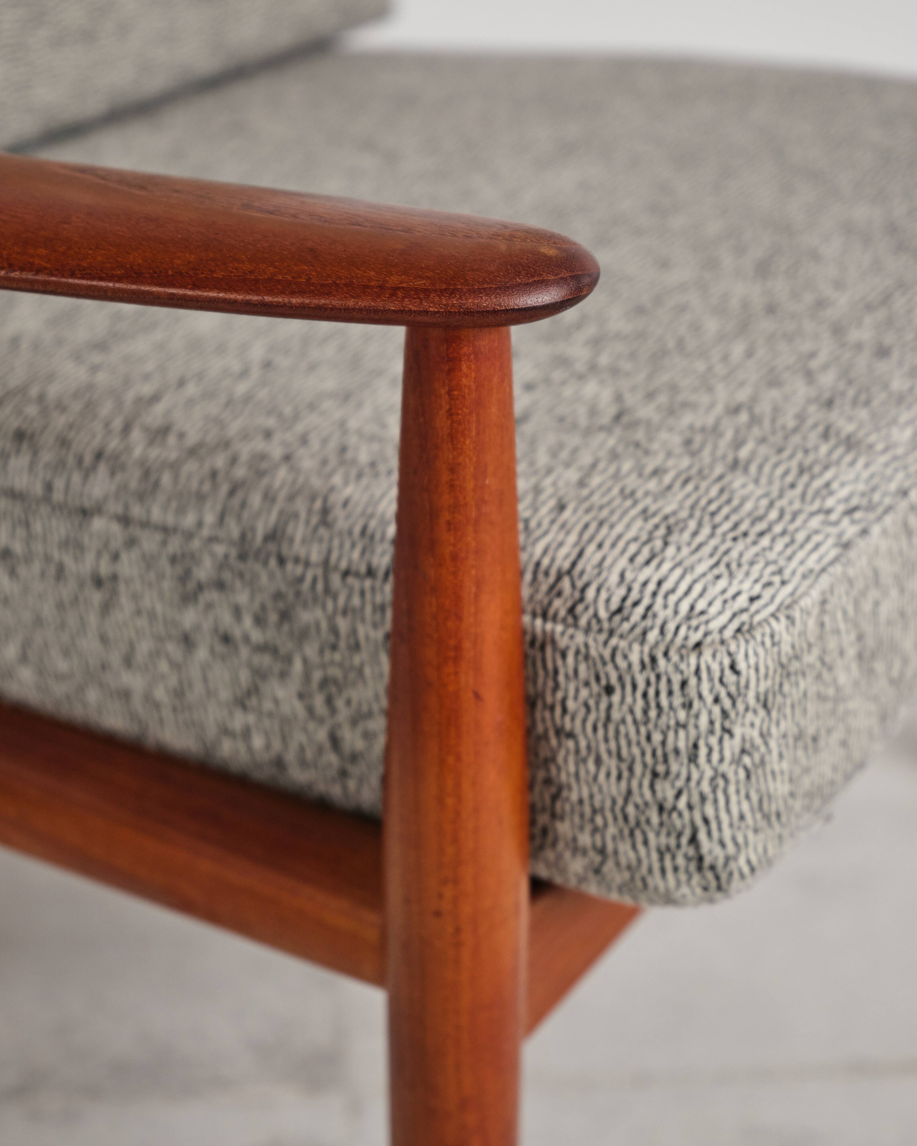 Fauteuil en teck par Grete Jalk pour France and Son, 1950s