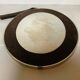 Miroir velours marron vintage