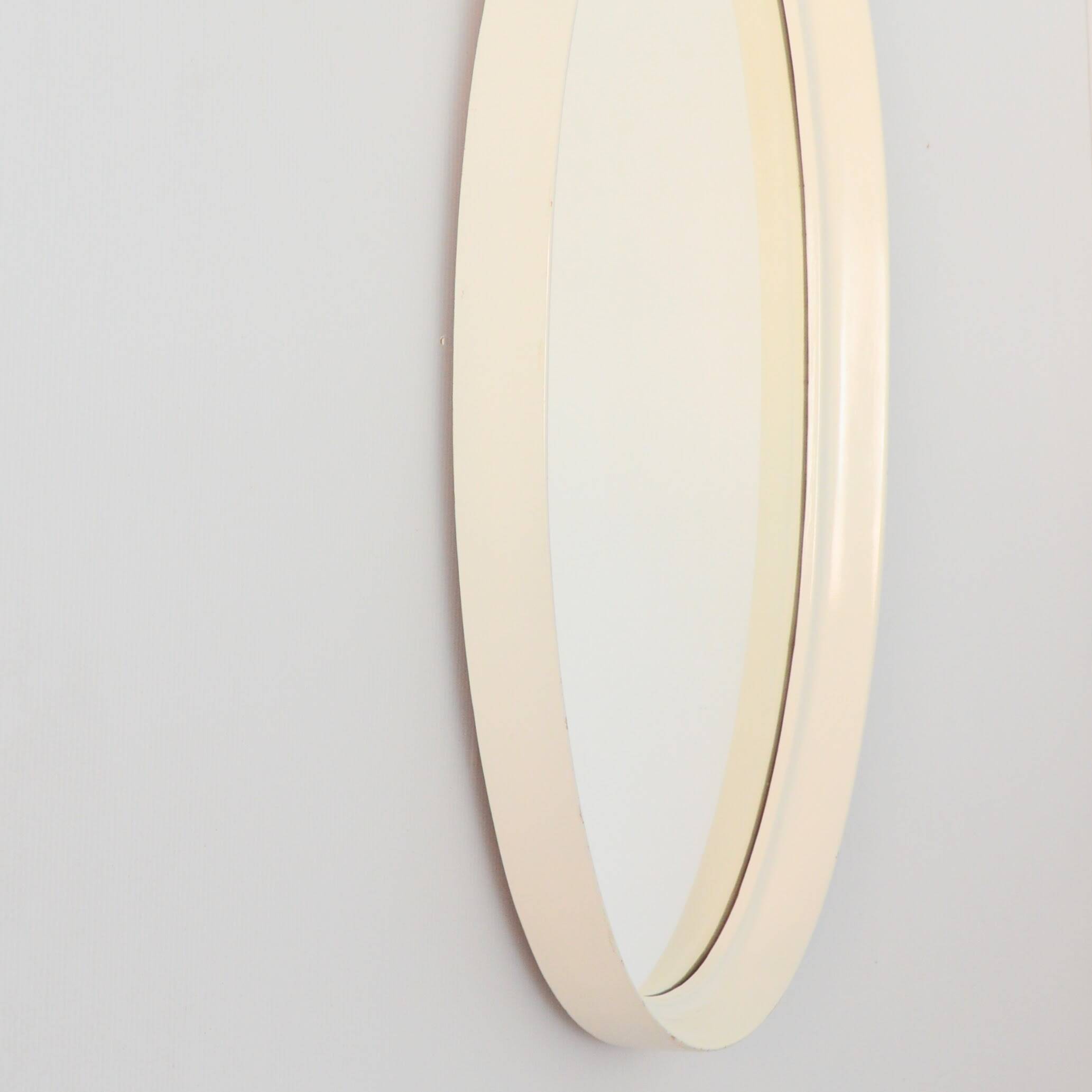 Miroir ovale vintage 1960s