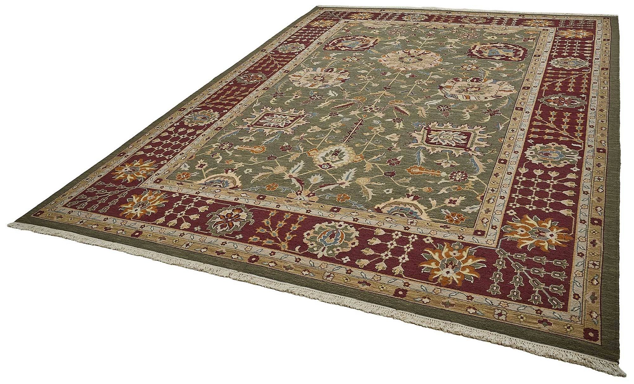 Turkish Handknotted Wool Oushak Rug 300 cm x 410 cm
