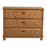 Antique pine commode – Central Europe (c.1880–1910)