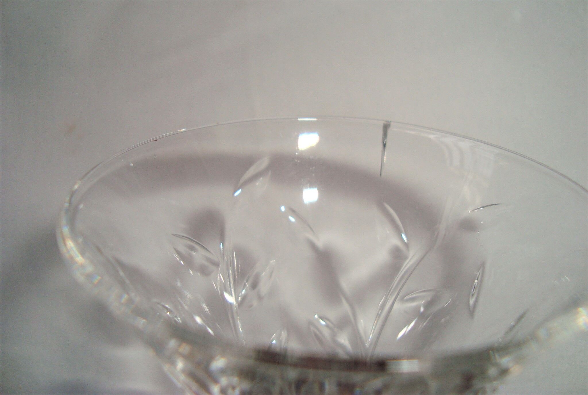 Service Liqueur Lancel Cristal Chiseled Carafe + 6 Glasses