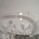 Service Liqueur Lancel Cristal Chiseled Carafe + 6 Glasses