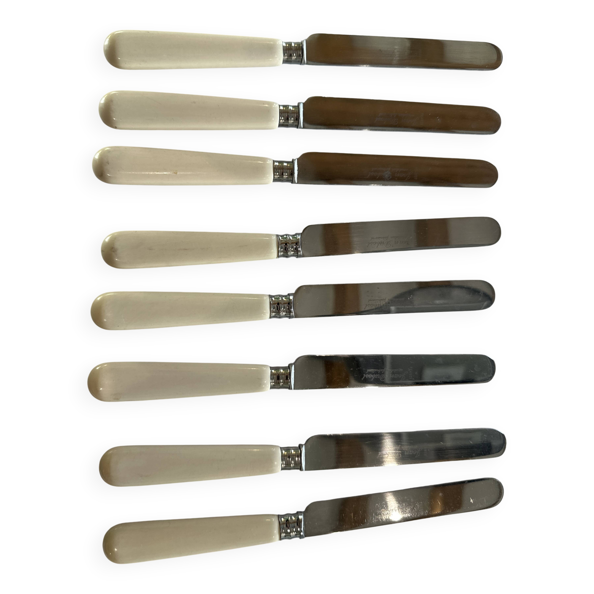 Set of 8 Jean Dubost knives