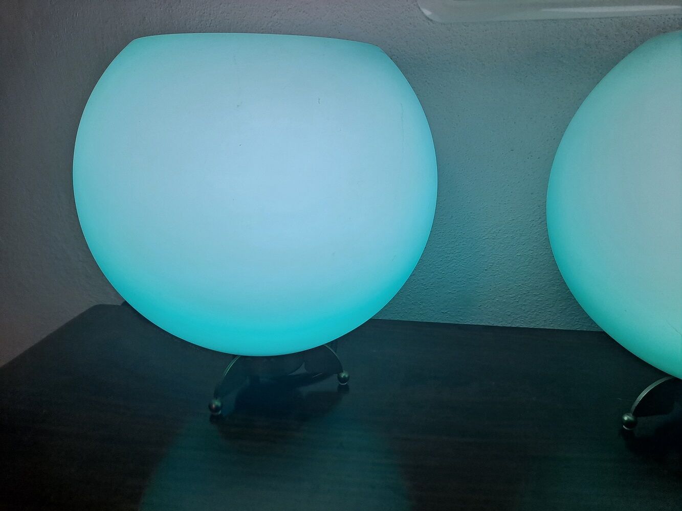 Vintage pair of Murano de Majo lamps