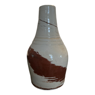 Vintage stoneware vase 70s